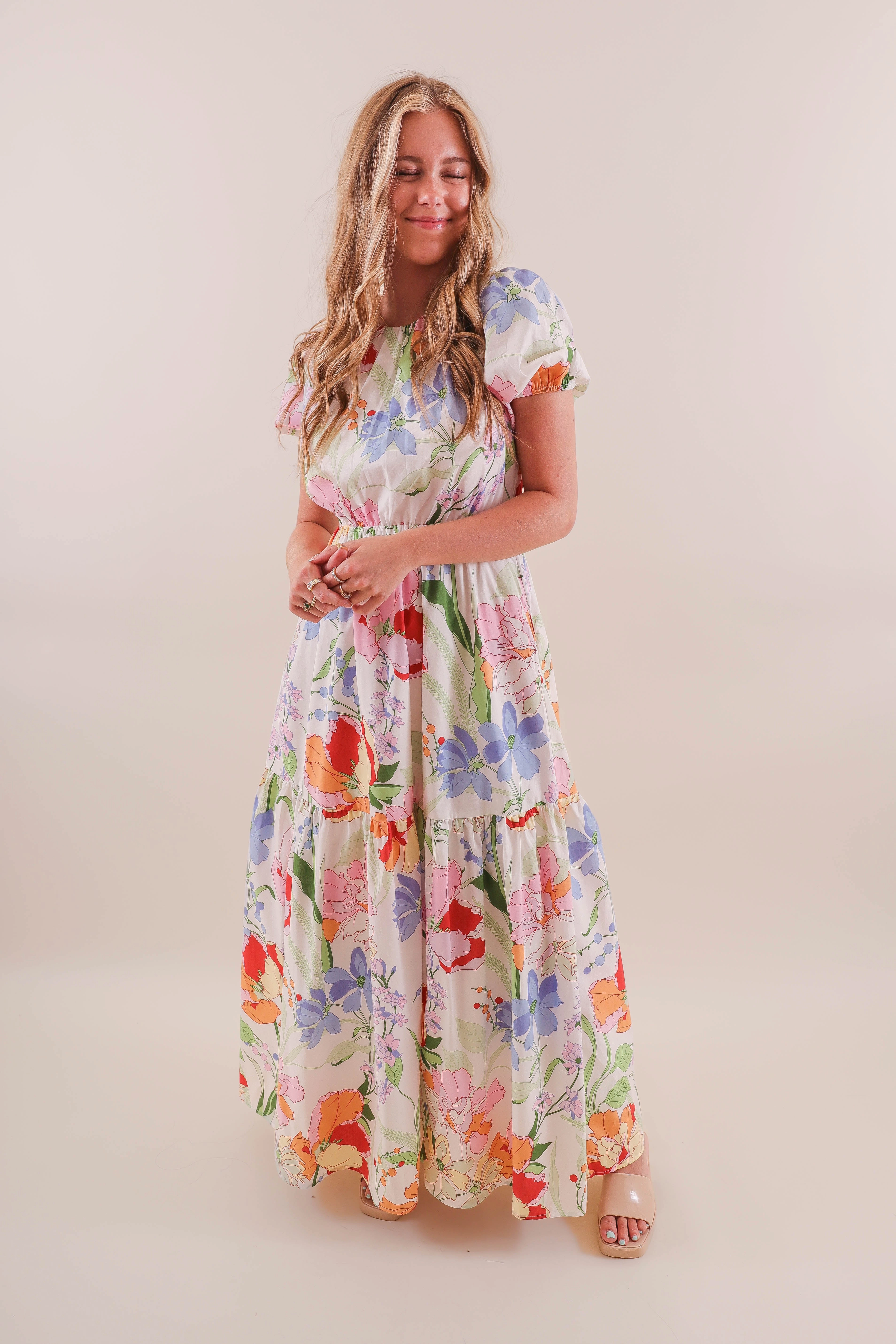 Shiny surface Casual Silhouette RESTOCK: Keeping You Close Maxi Dress