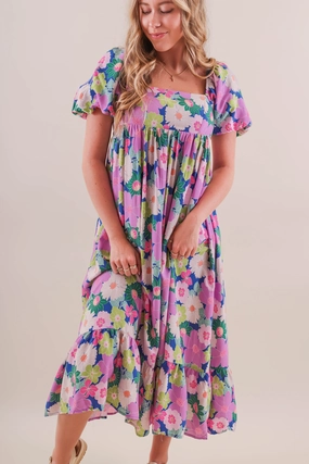 Refined Stitch RESTOCK: Lots to Ponder Midi Dress