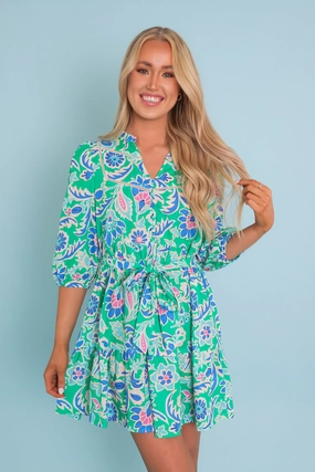 Modern Waist RESTOCK: Spritz In The Sun Dress