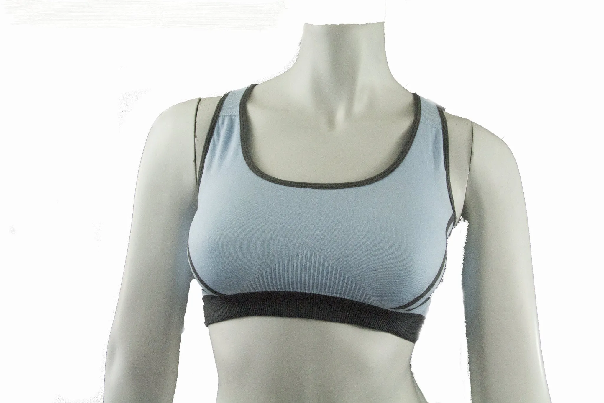 Reticulate Sports Bra Blue
