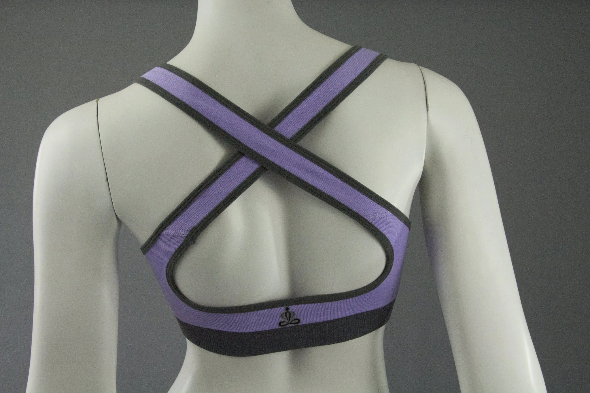 Reticulate Sports Bra Purple