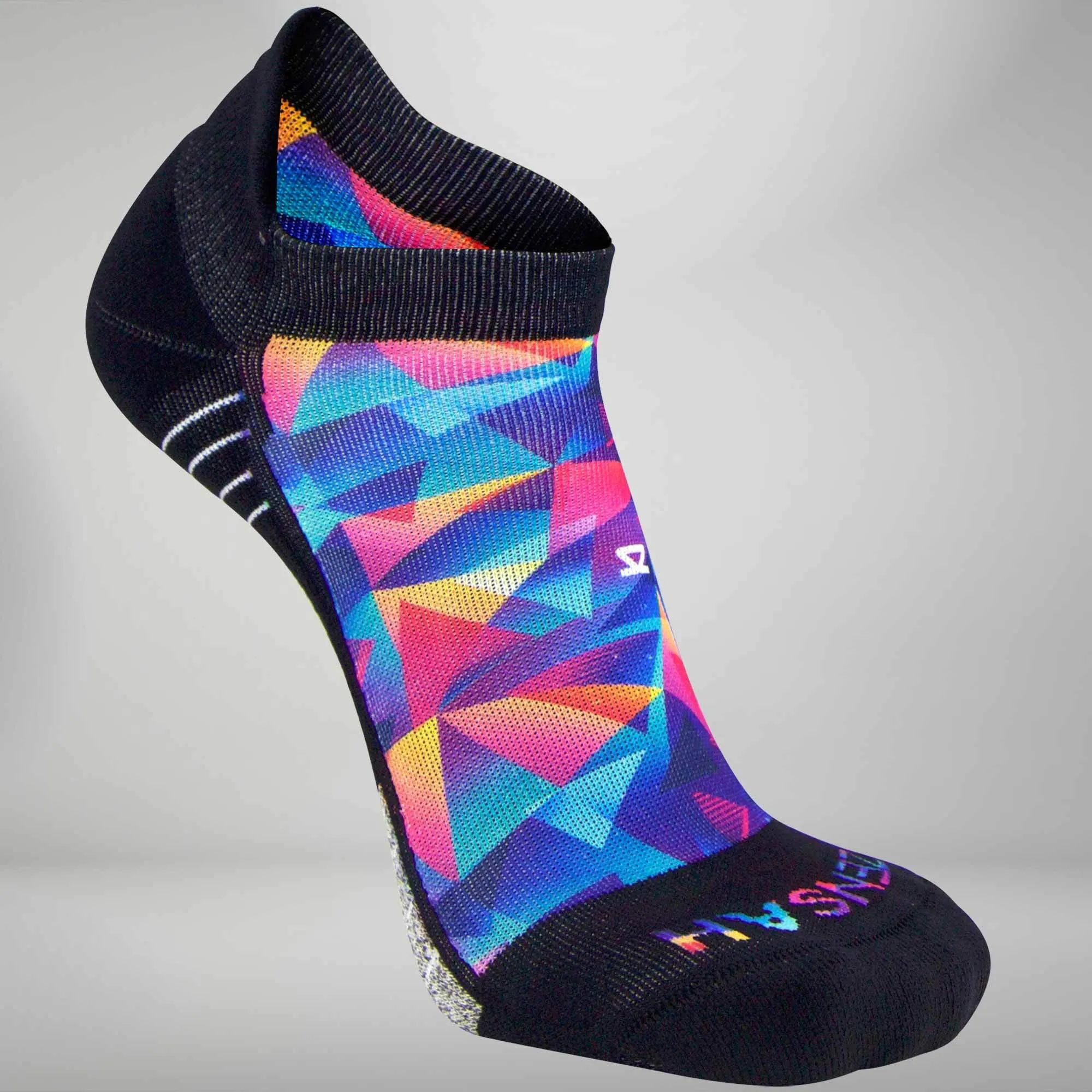 Retro Triangles Socks (No Show)
