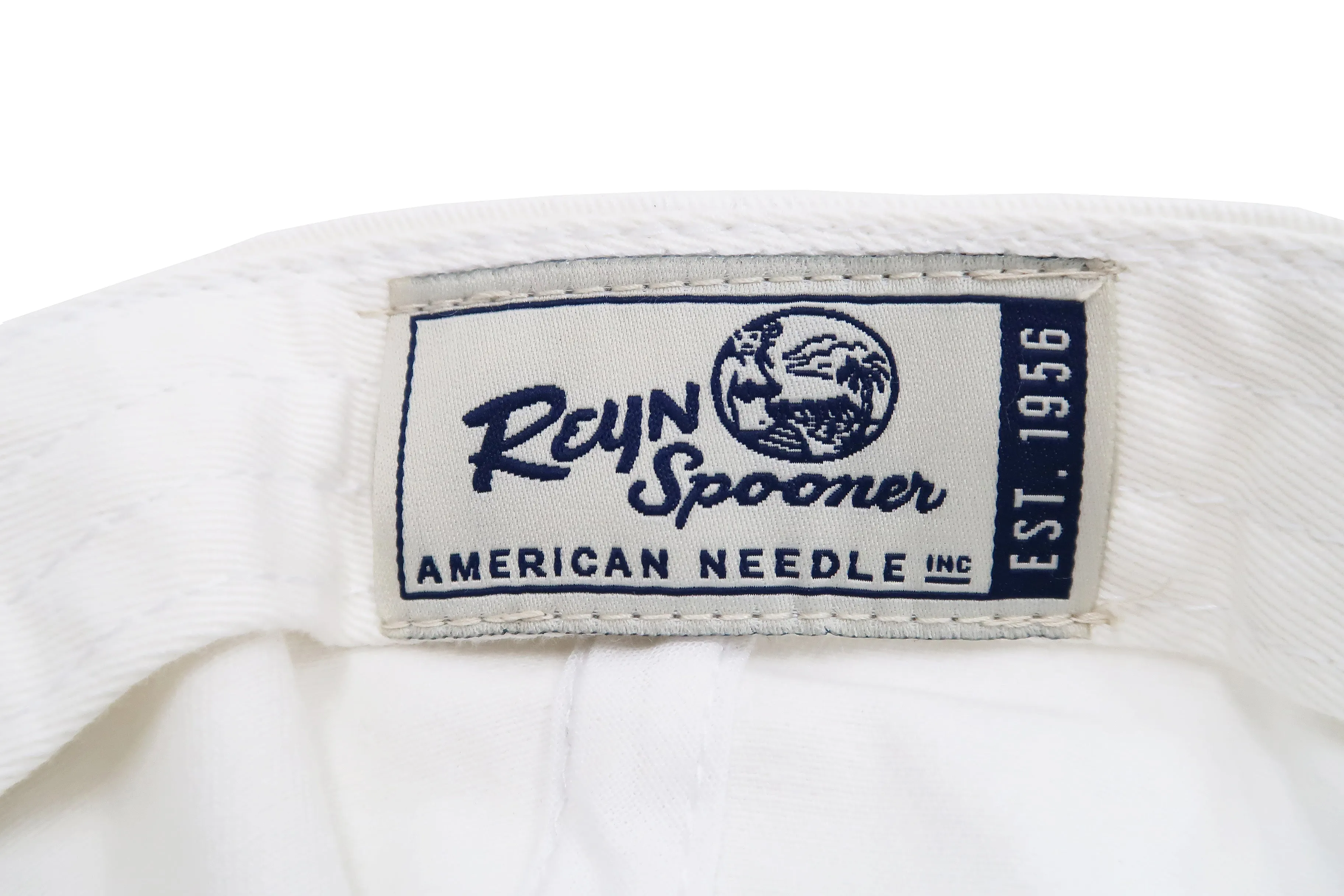 Reyn Spooner Cap Men's Classic Cotton Twill Hat with Embroidered Patch A000150221 502-A0001 White
