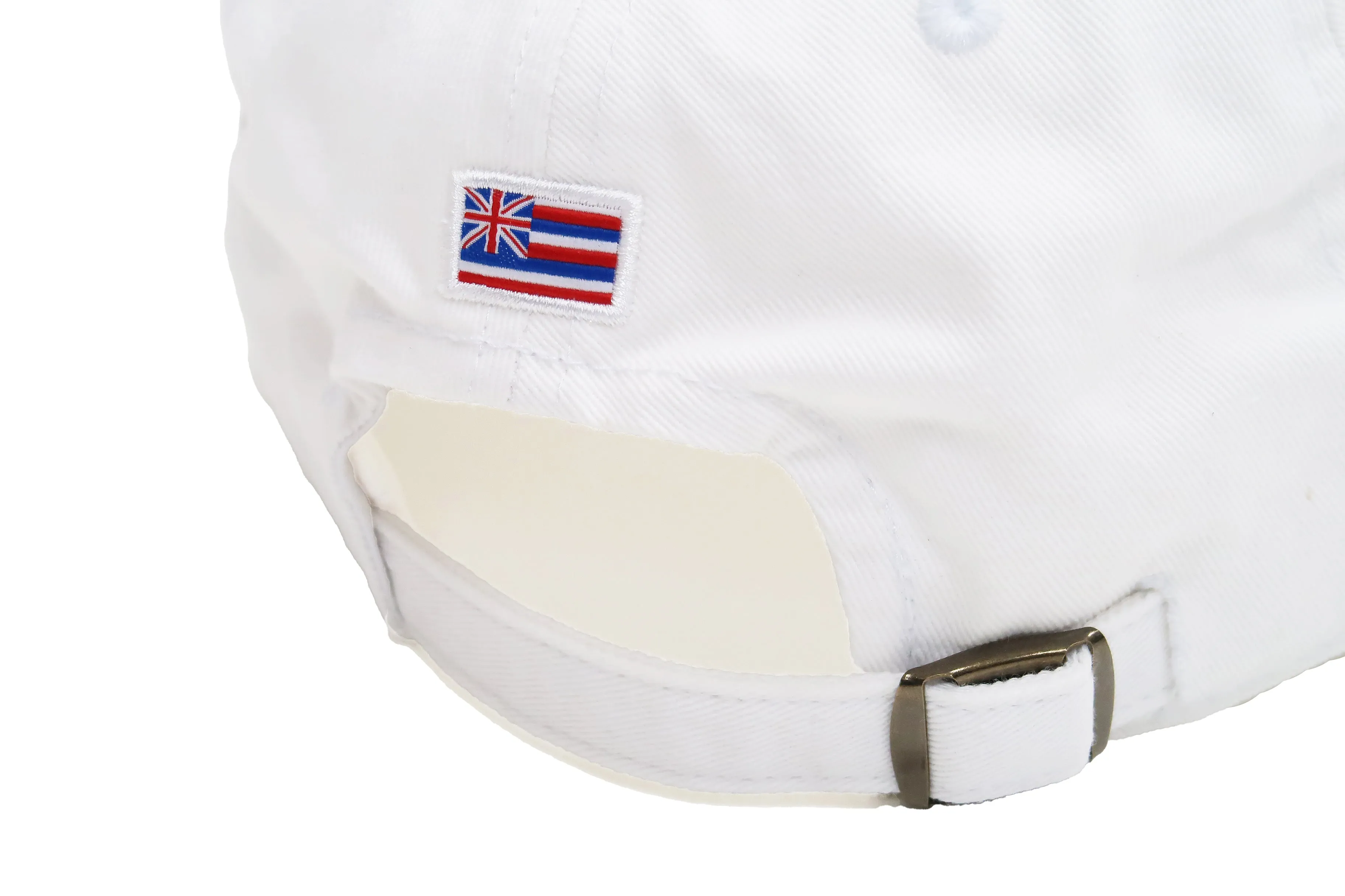 Reyn Spooner Cap Men's Classic Cotton Twill Hat with Embroidered Patch A000150221 502-A0001 White