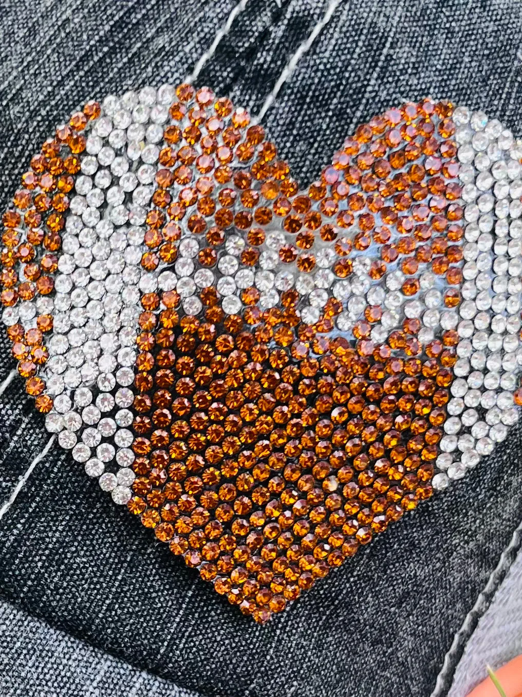 Rhinestone sports hats Football Baseball Basketball BLING rhinestones Gray distressed trucker hat Heart Game day Sports