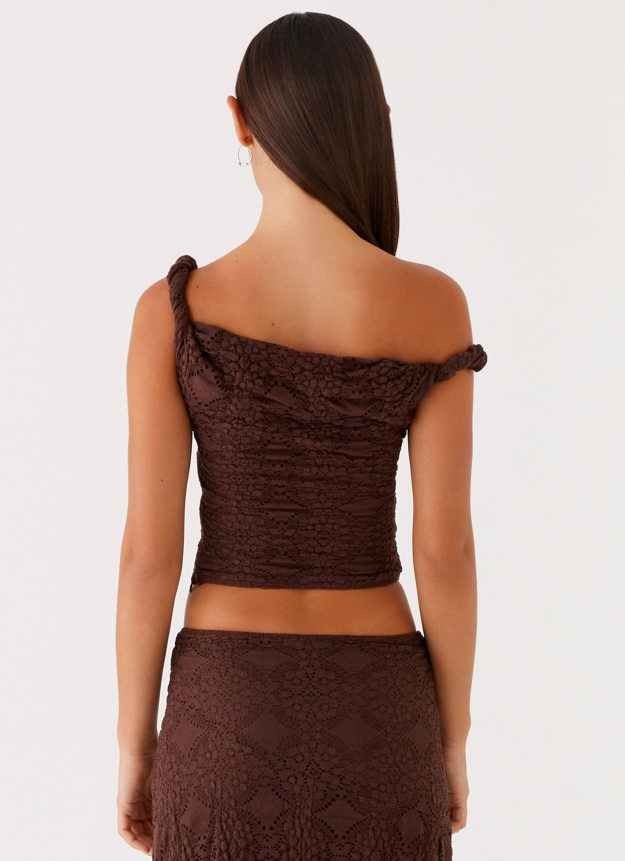 Diamond Sky Top - Chocolate Slim Fit Shirt UltraLightweight