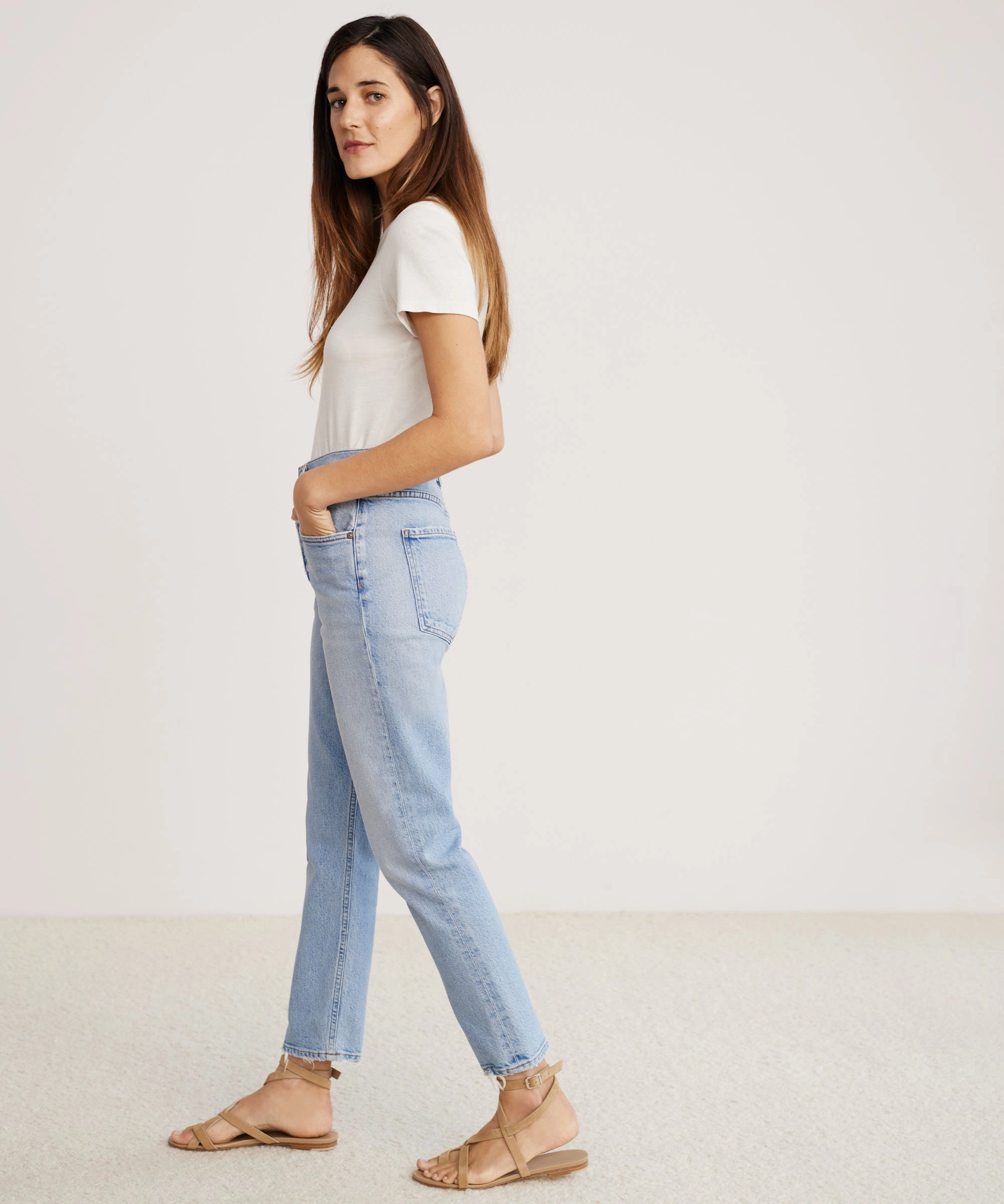 Riley Crop Jean SustainableManufacturing