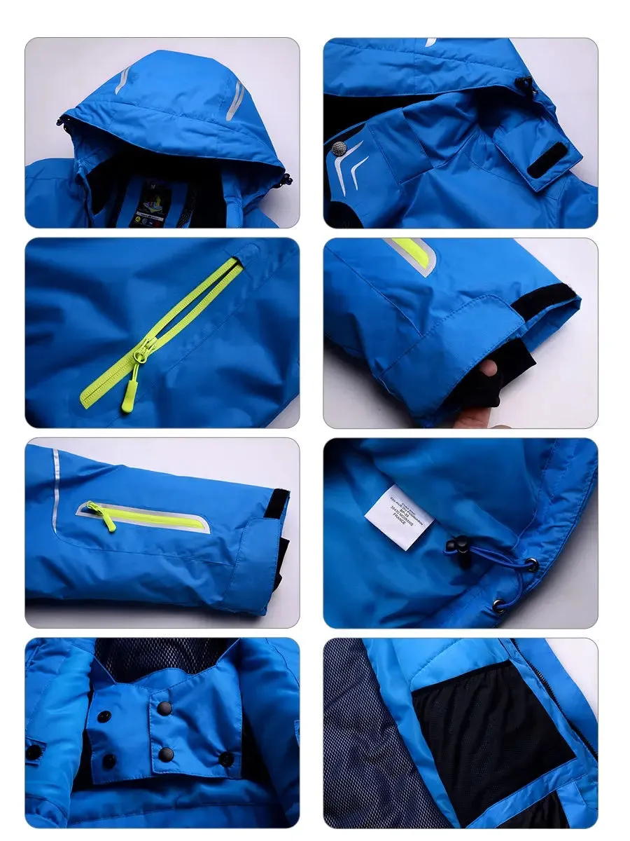 Riuiyele Men Skiing Snowboarding Insulated Snow Jacket Thermal
