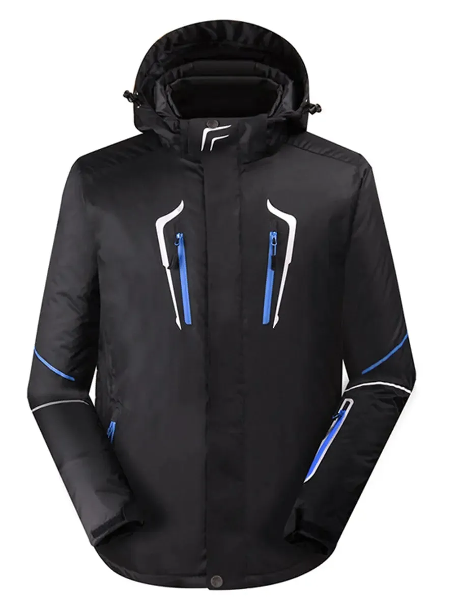 Riuiyele Men Skiing Snowboarding Insulated Snow Jacket Thermal