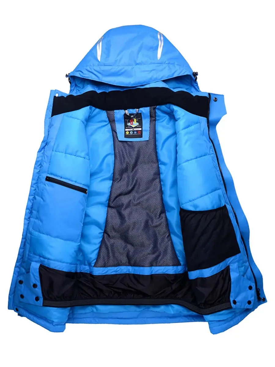 Riuiyele Men Skiing Snowboarding Insulated Snow Jacket Thermal