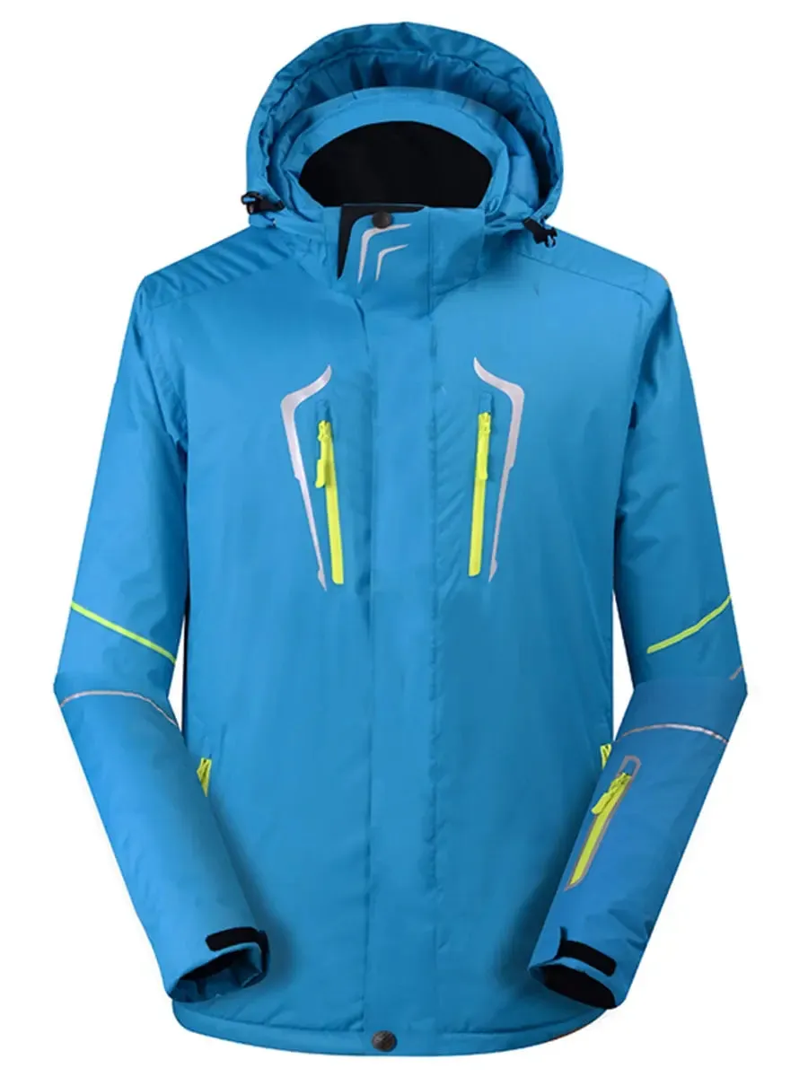 Riuiyele Men Skiing Snowboarding Insulated Snow Jacket Thermal