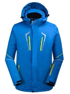 Riuiyele Men Skiing Snowboarding Insulated Snow Jacket Thermal