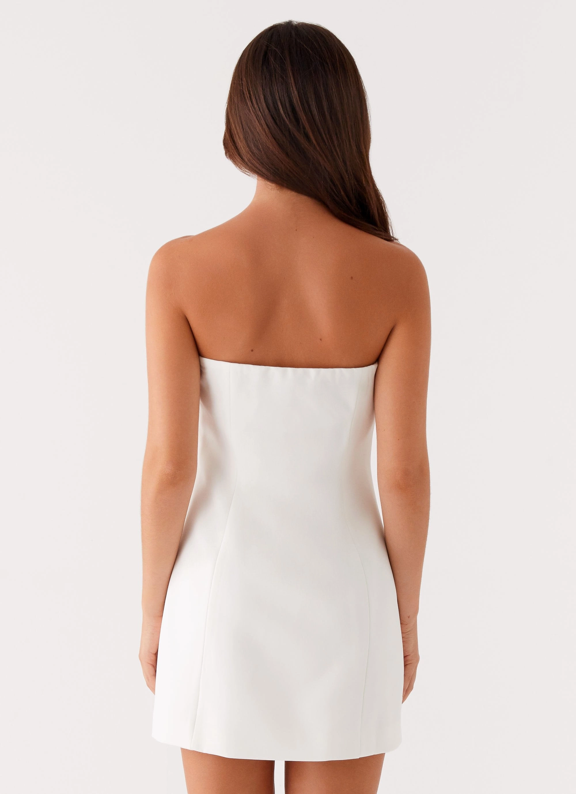 Church Scene Calm Grace Riva Mini Dress - White