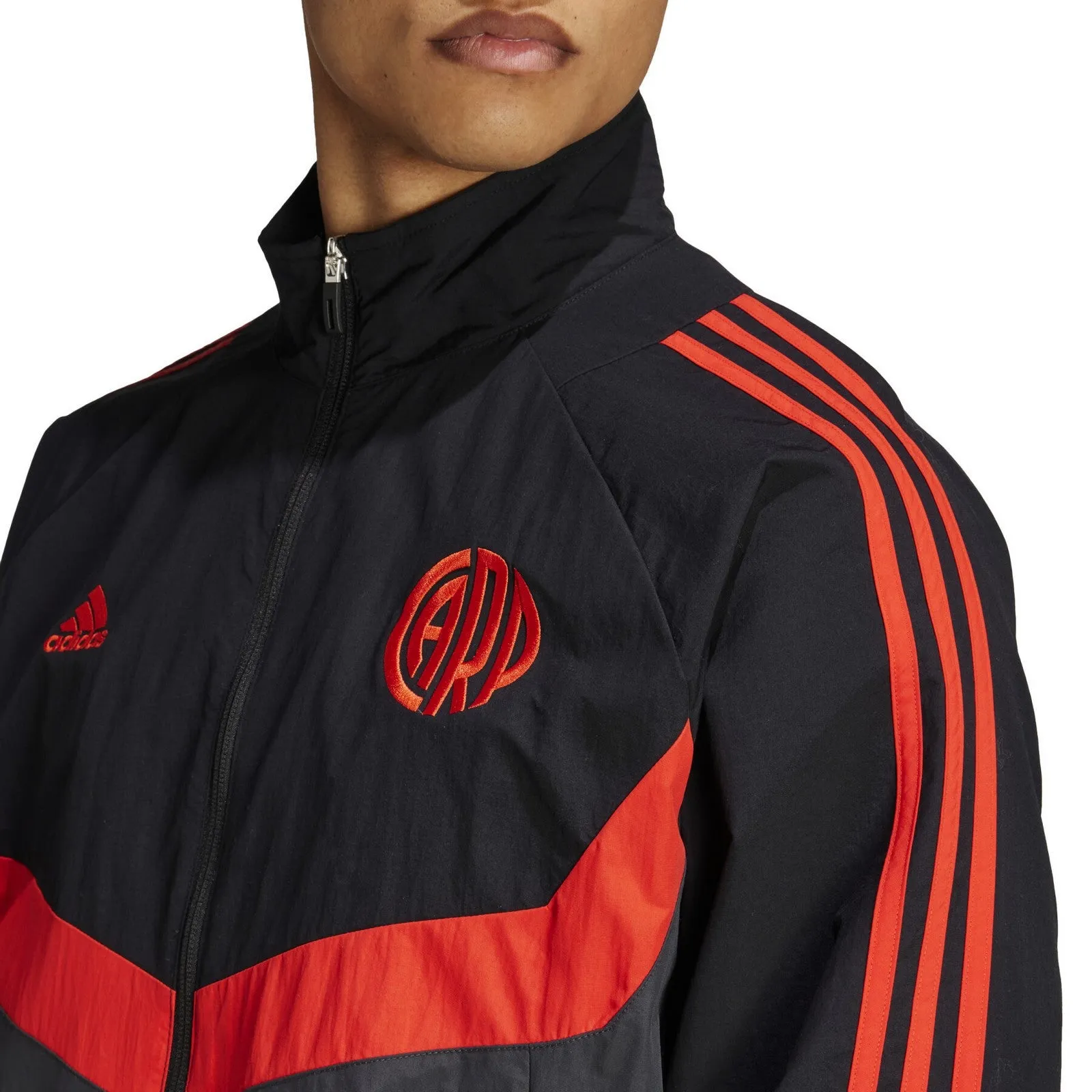 River Plate woven presentation Soccer tracksuit 2024 - Adidas