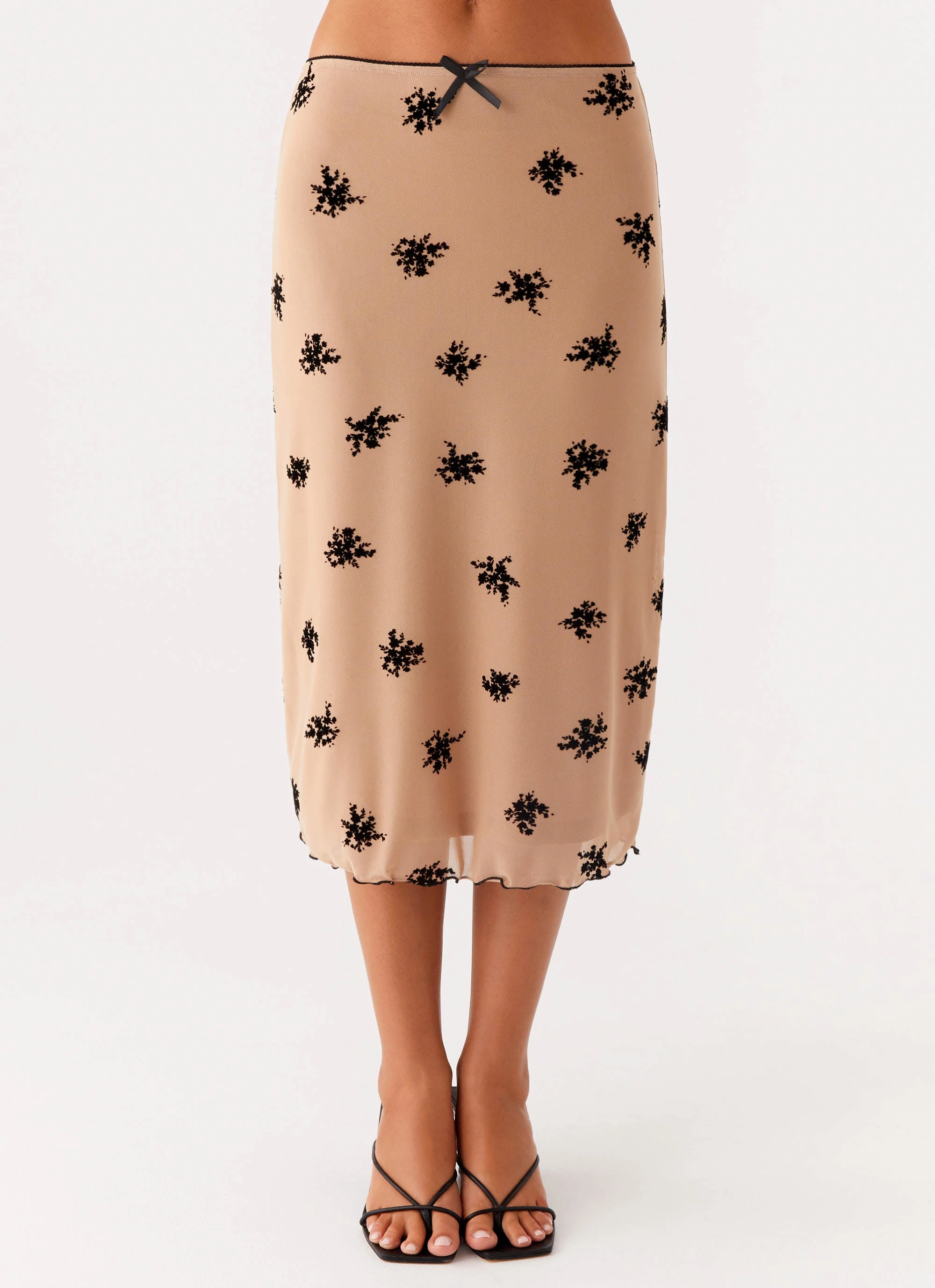 Practical Comfort Rocca Midi Skirt - Nude