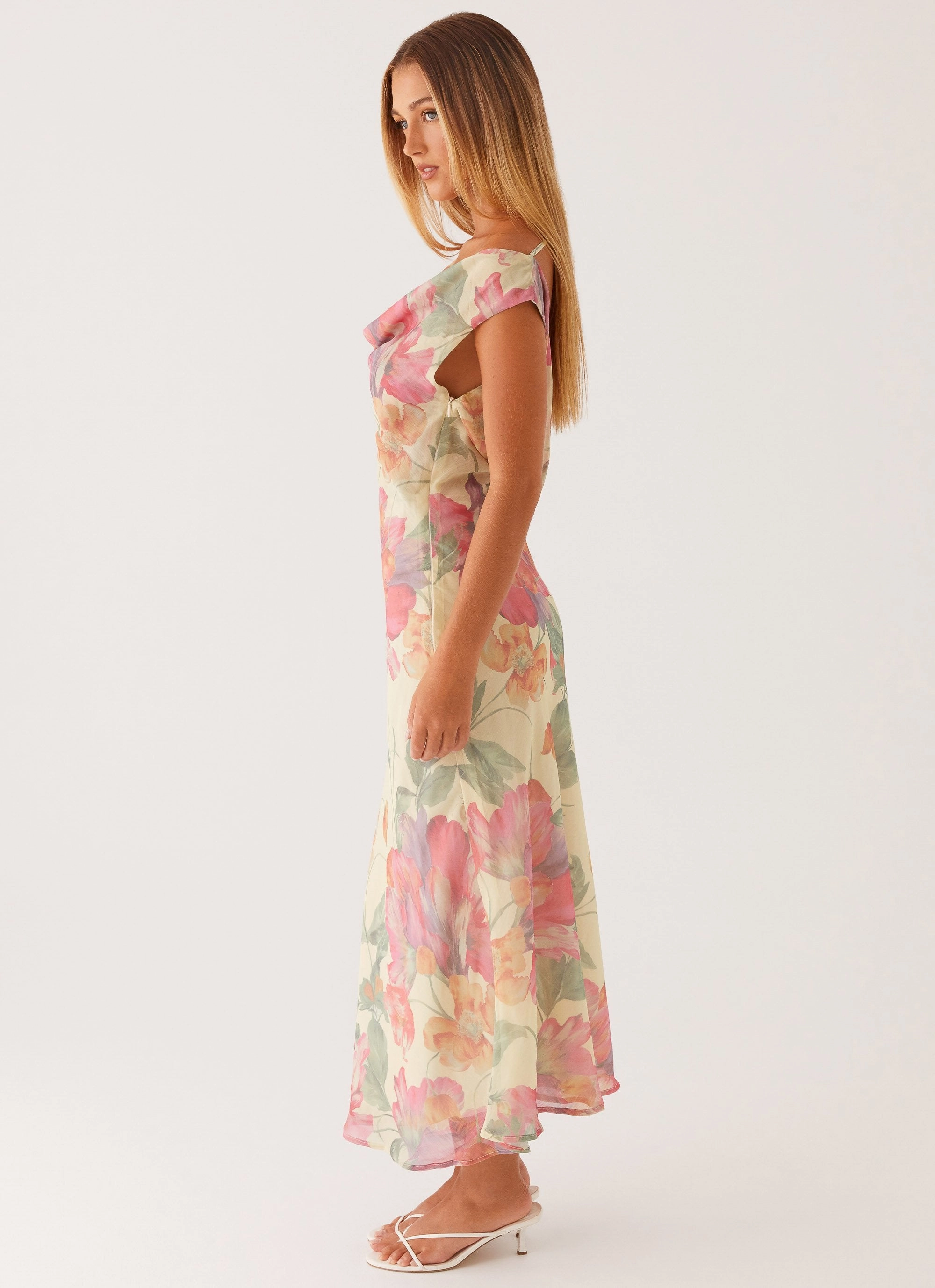 Role Model Maxi Dress - Yellow Peony Anti-bacterial