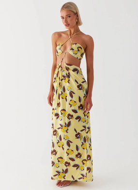 Nora Linen Maxi Dress - Primrose Simple Form