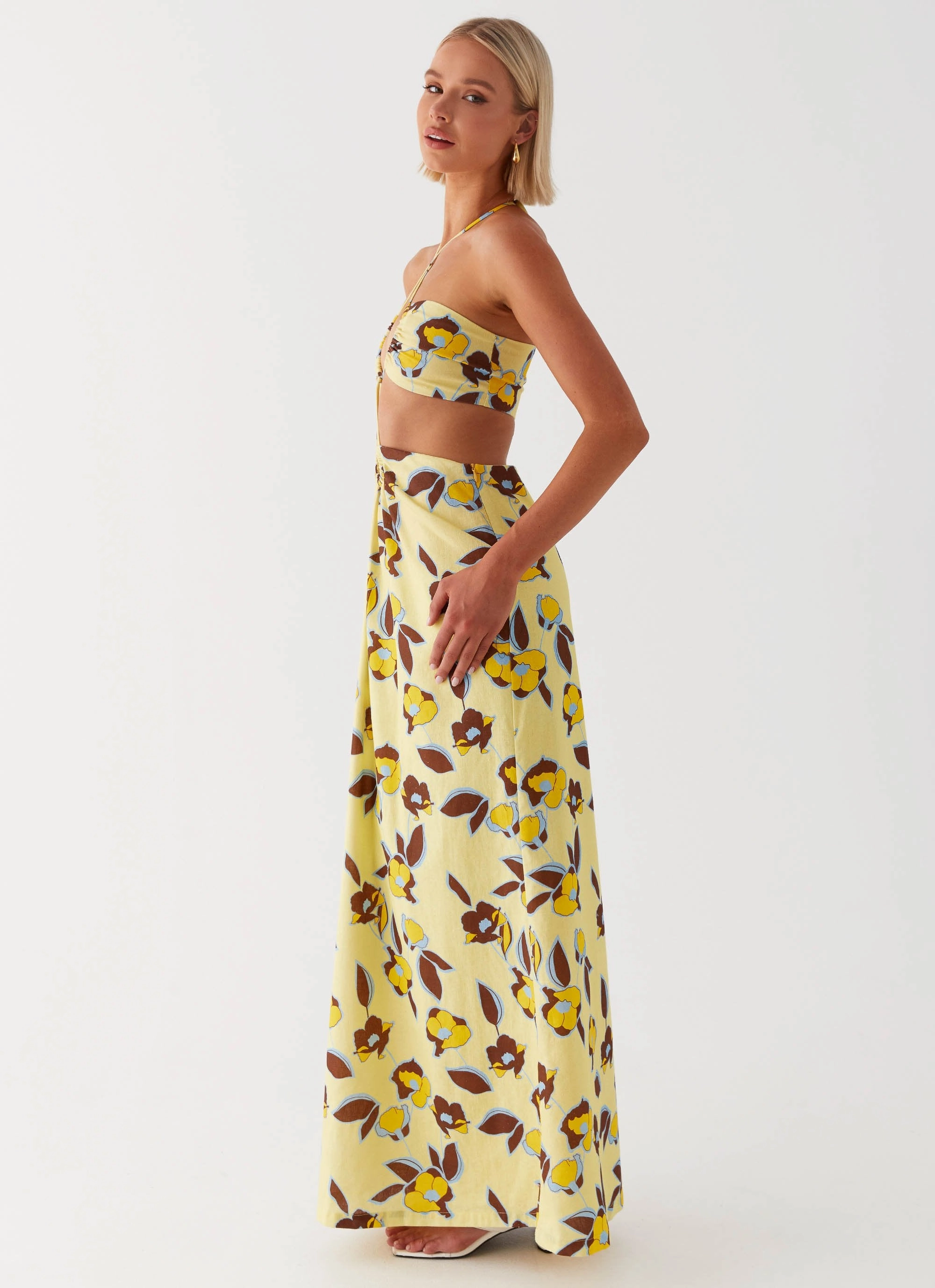 Nora Linen Maxi Dress - Primrose Timeless elegance
