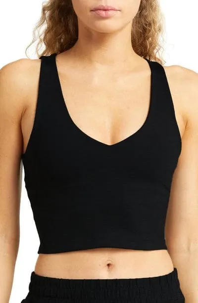 Ronnie Organic Cotton Cutout Tank - Black