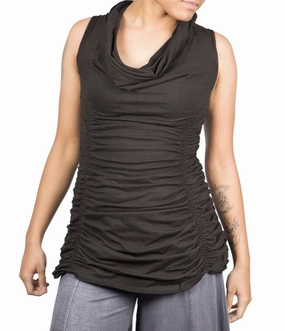Classic Hoodie BioBased Fiber Ruched Top CL