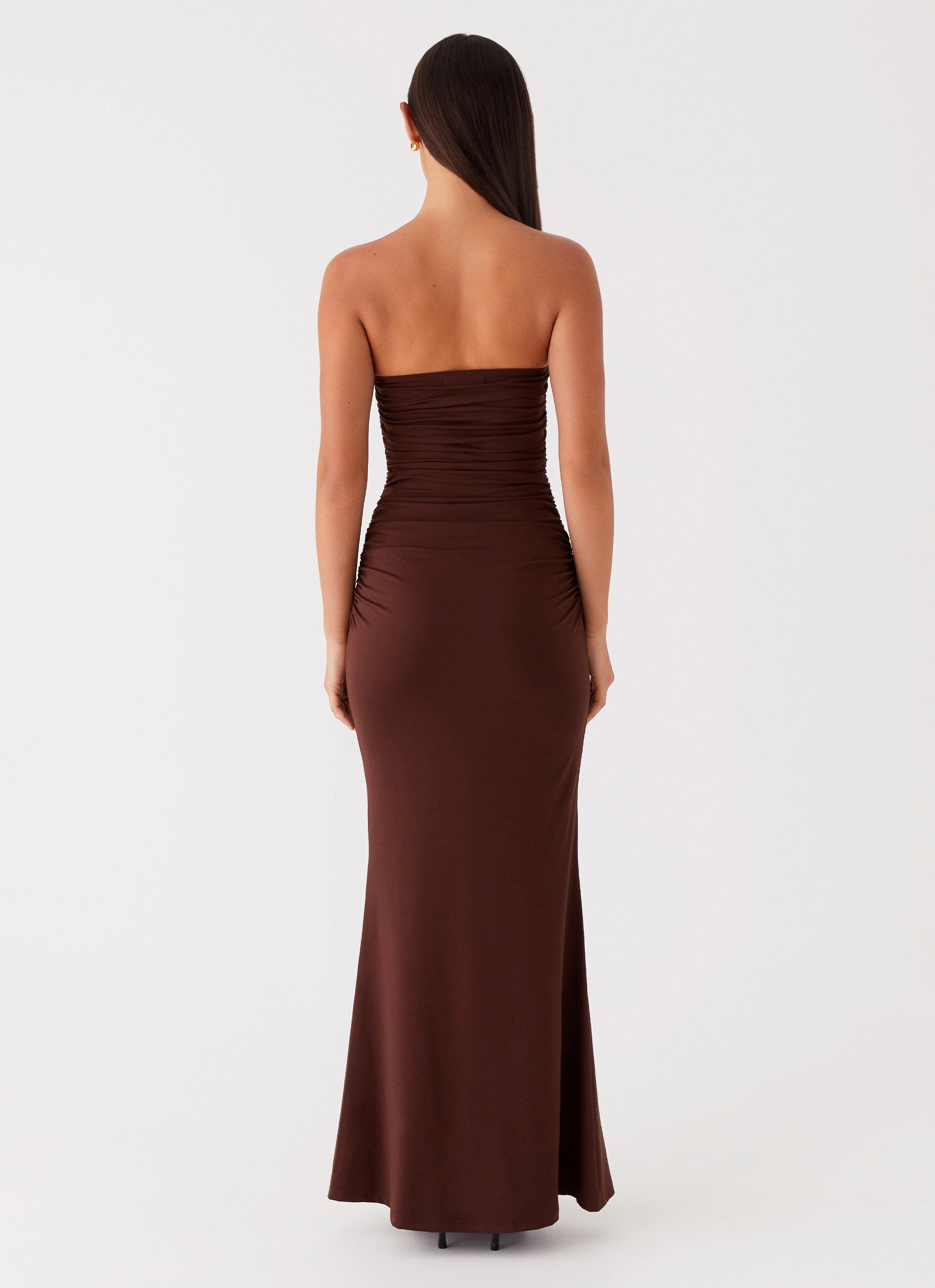 Ready Glow Cruise-Wear Rudy Maxi Dress - Brown