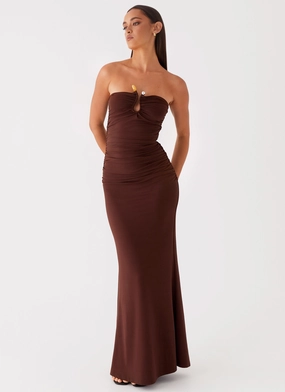 Chill Base Rudy Maxi Dress - Brown