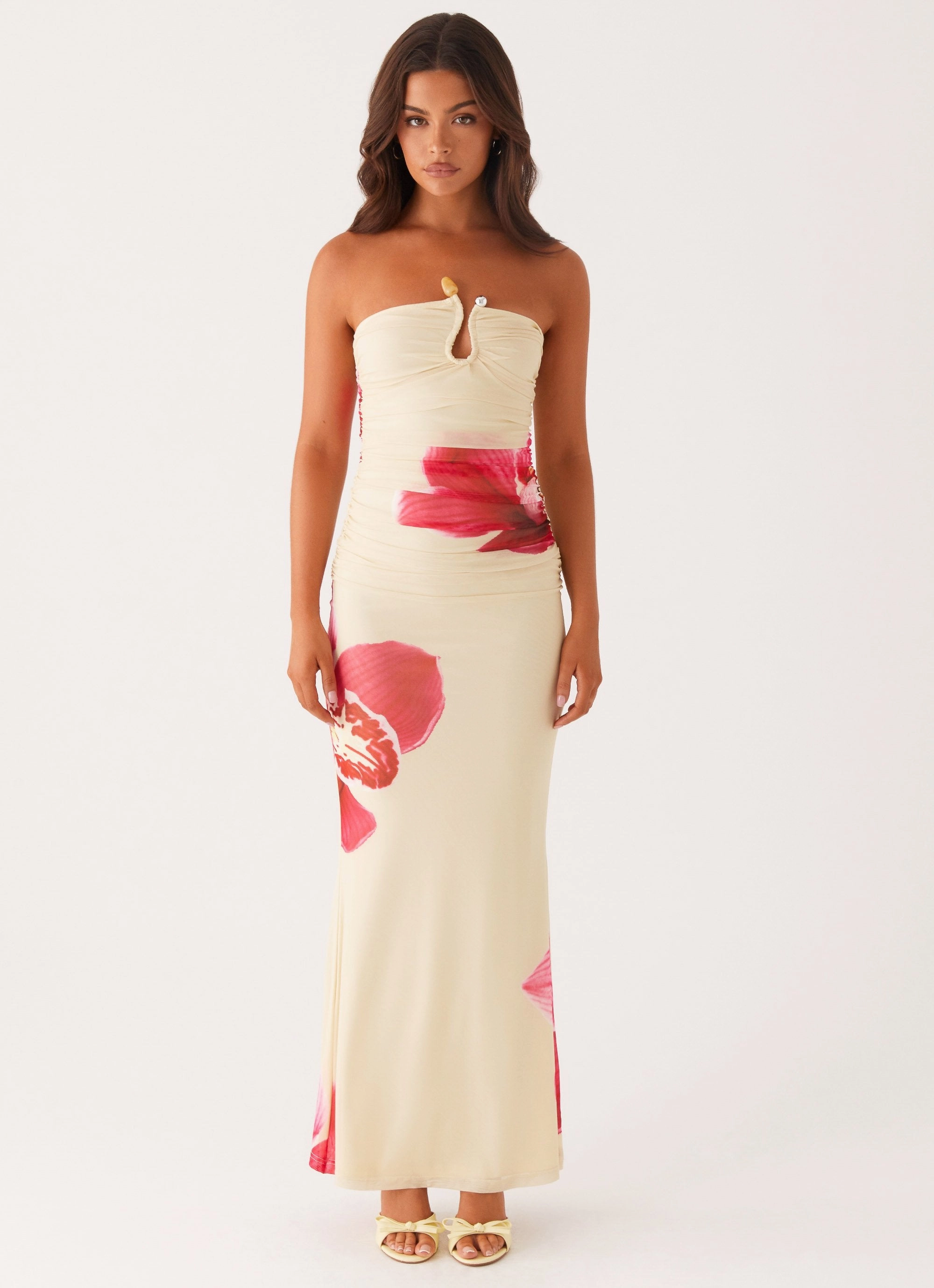 New York Rudy Maxi Dress - Orchid Yellow