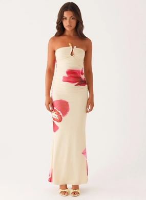 New York Rudy Maxi Dress - Orchid Yellow