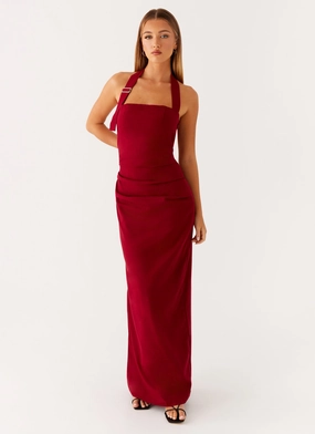 Romance Soul Casual weekend dress Rumour Has it Maxi Dress - Red