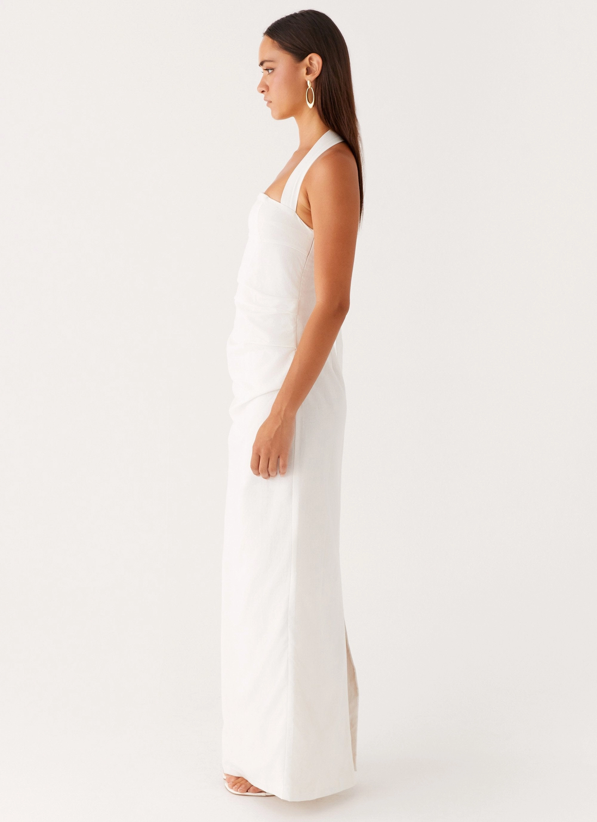 Rumour Has it Maxi Dress - White Airy Feel