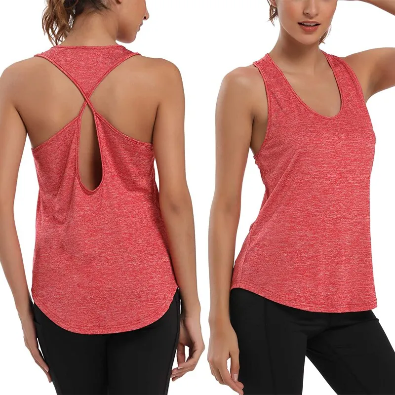 Running Vest Fitness Jogging Yoga Tank Top