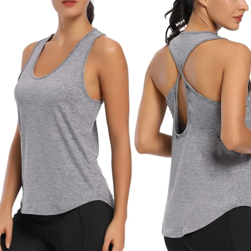 Running Vest Fitness Jogging Yoga Tank Top