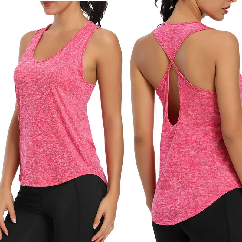 Running Vest Fitness Jogging Yoga Tank Top