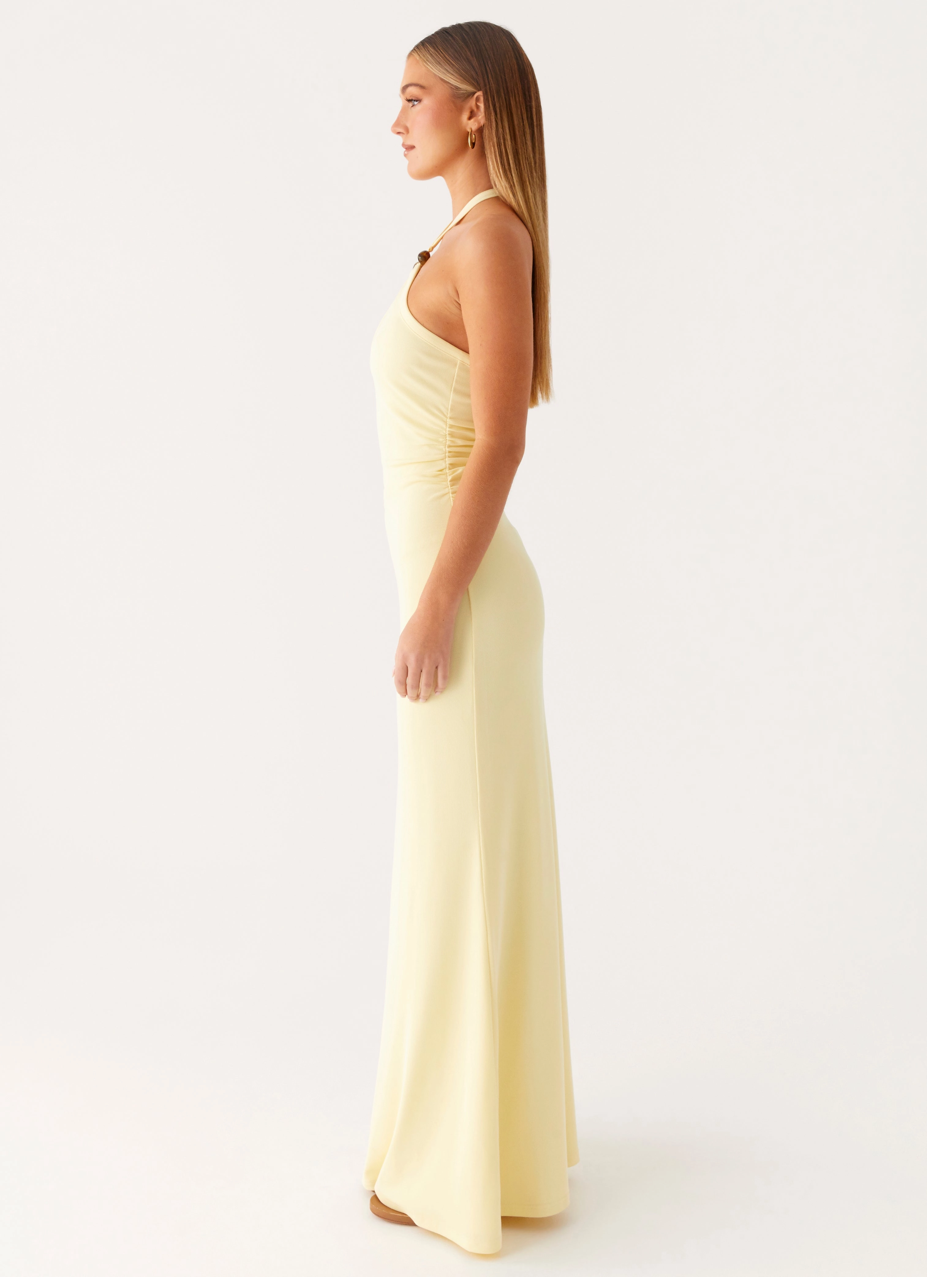 Lightweight-Comfort Instant Attraction Maxi Dress - Yellow