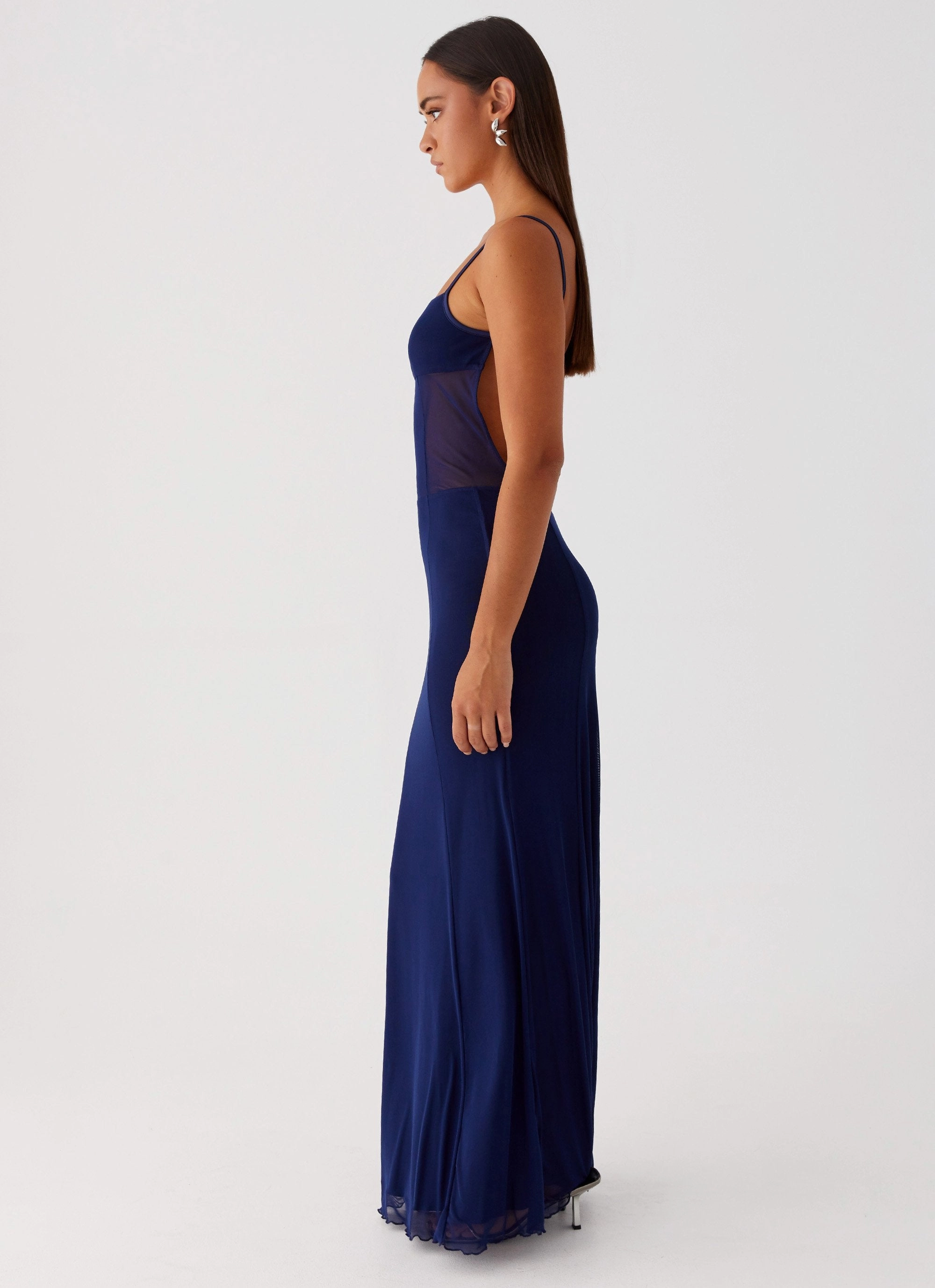 Red Carpet Unlined Look Miranda Maxi Dress - Navy