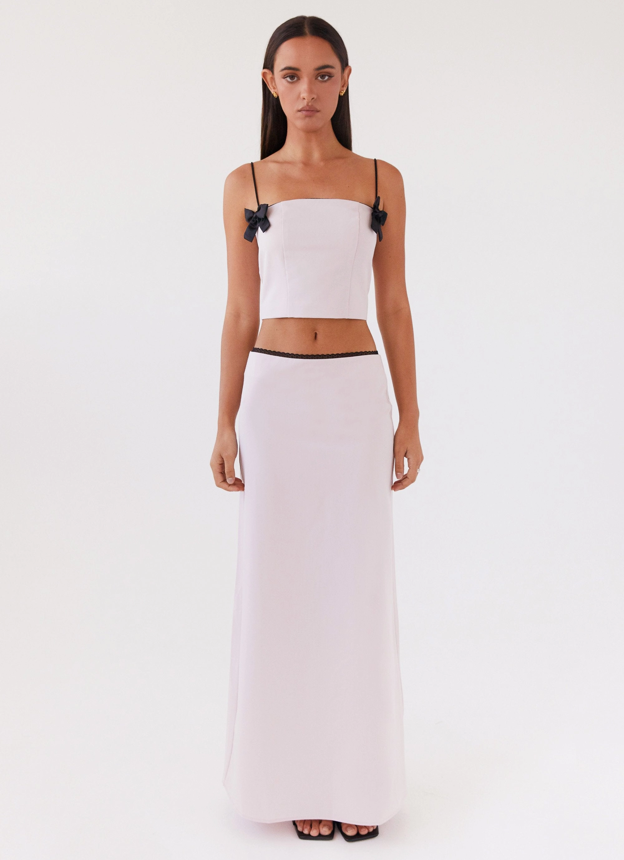 All Seasons Rushing Back Crop Top - Mauve
