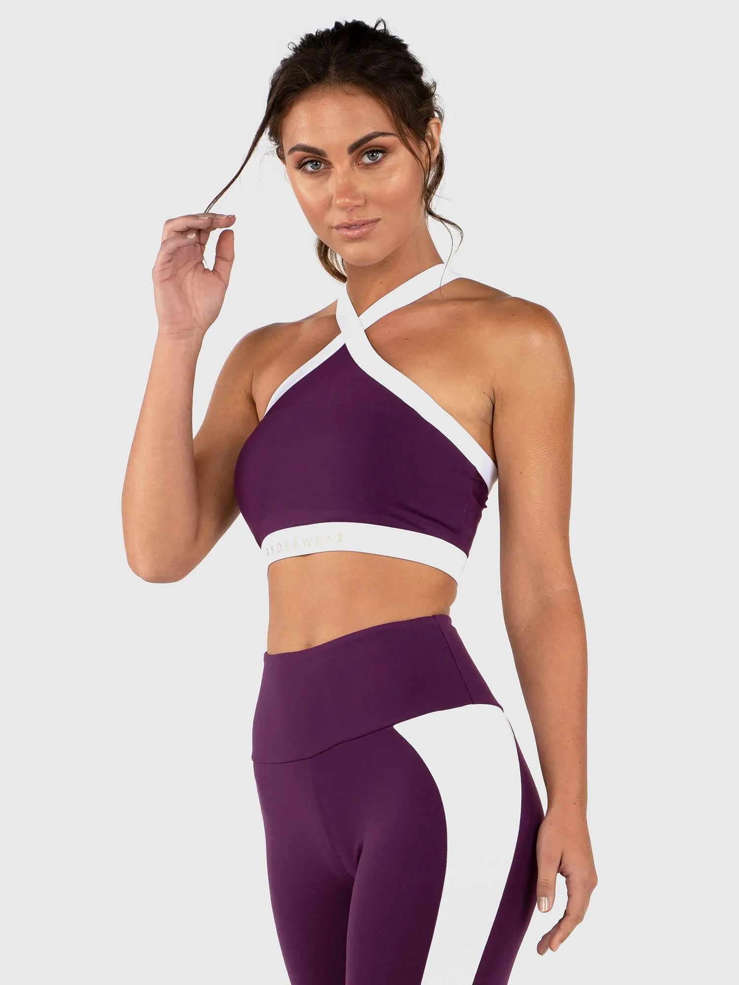 Ryderwear Empire Mesh Sports Bra - Purple
