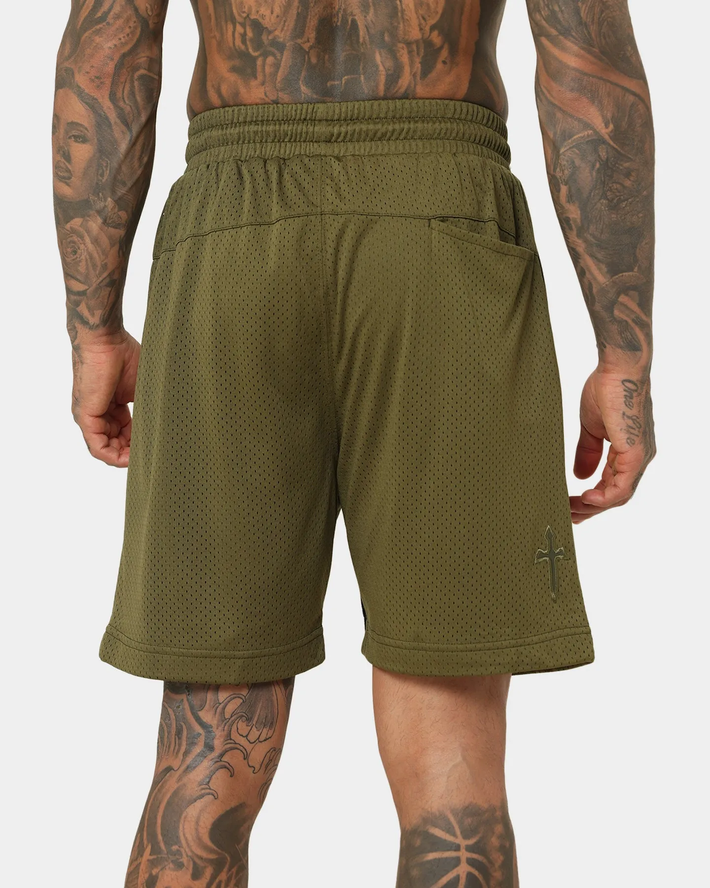 Saint Morta Kingdom Basketball Shorts Army Green