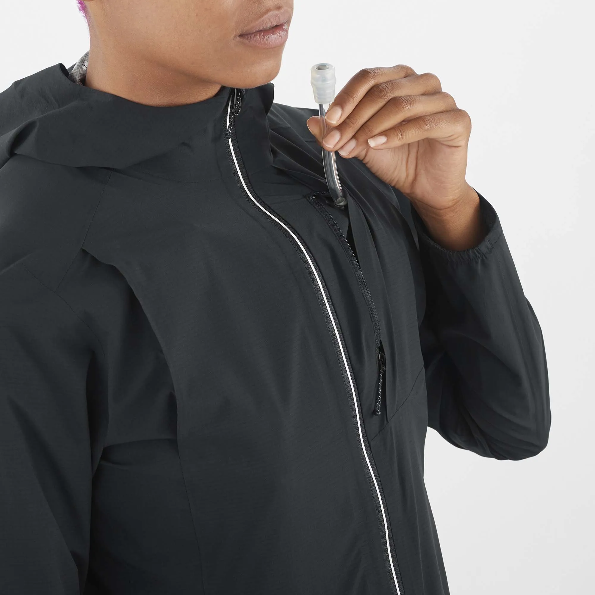 Salomon | Women's Bonatti Trail Jacket - Deep Black