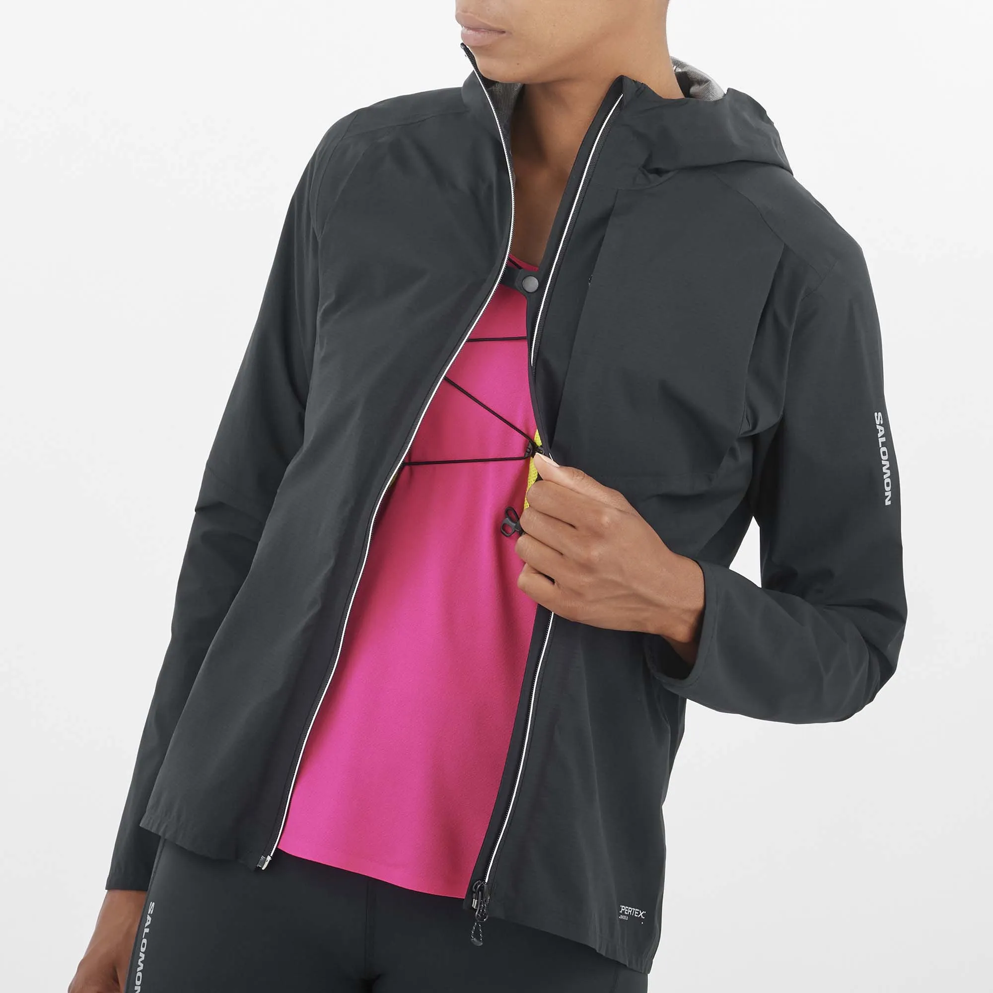 Salomon | Women's Bonatti Trail Jacket - Deep Black