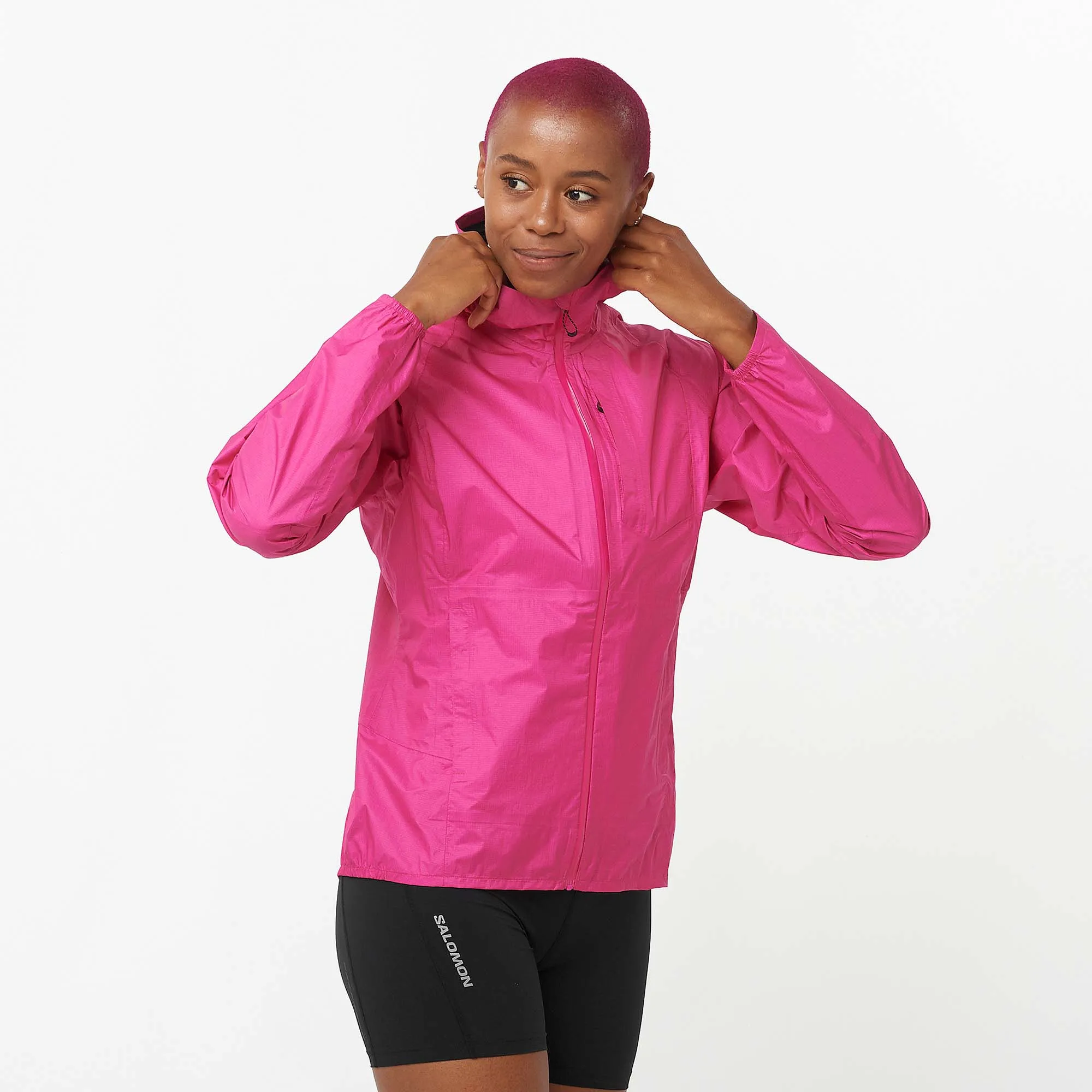 Salomon | Women's Bonatti Waterproof Jacket - Beetroot Purple