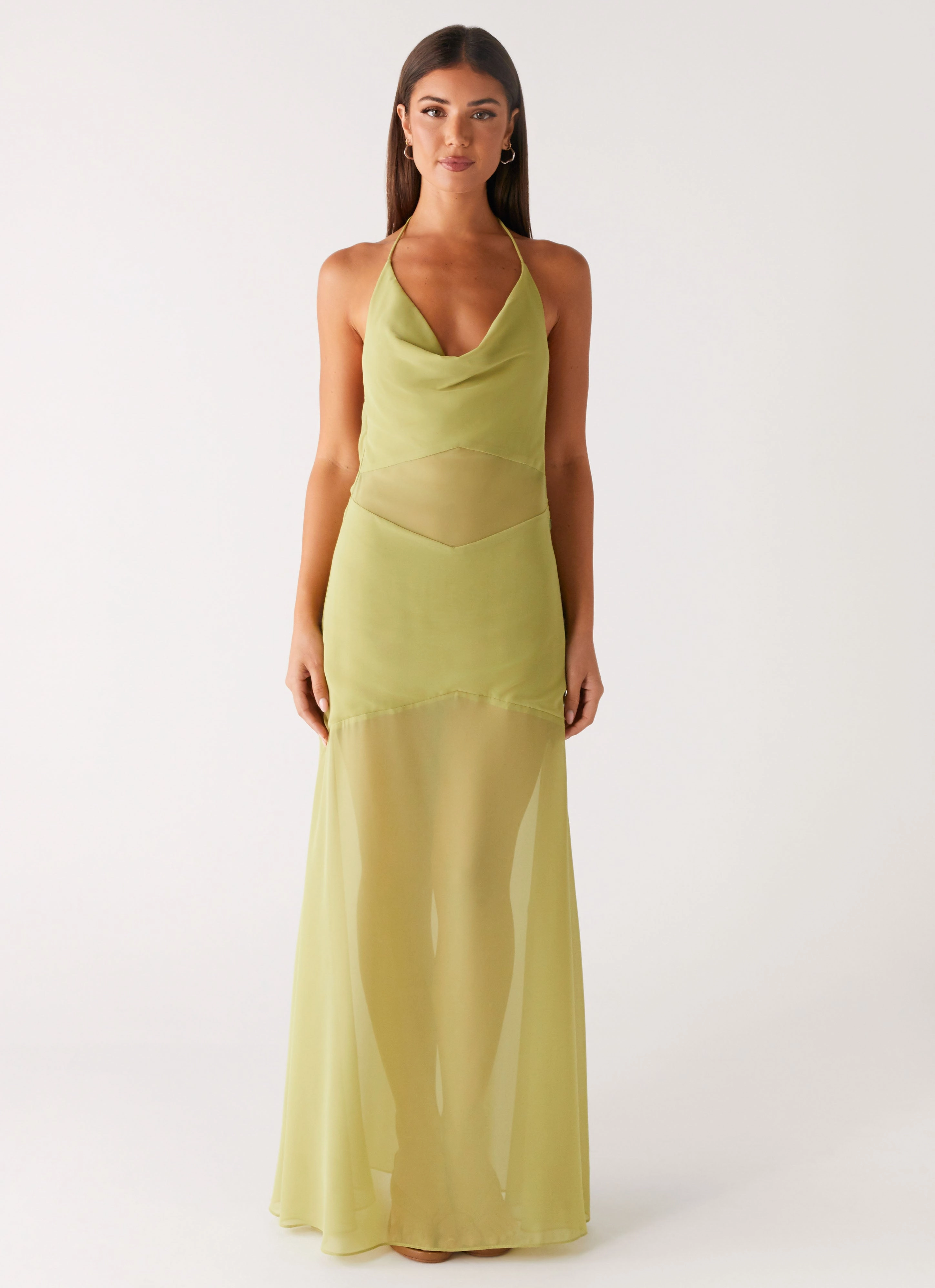 Effortless Wear Chic Tailoring Samoa Maxi Dress - Lime