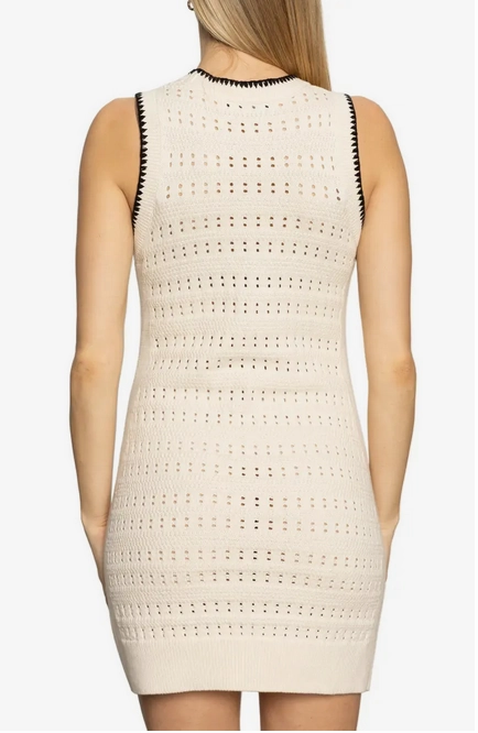 Sanctuary Free Spirit Mini Dress - Light Oak/Black Tailored-fit Smooth Look
