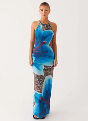 Minimal Details All Fit Sandy Siren Maxi Dress - Cheetah Floral