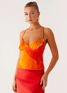 SoftTouch Sangria Top - Serene Orange