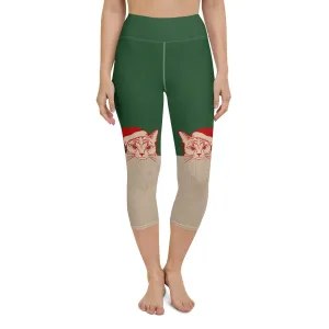 Santa Cat Yoga Capris