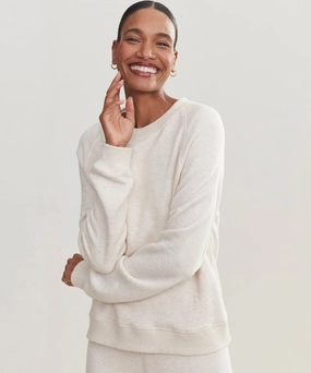 Saturday Sweatshirt Grid Texture Fabric