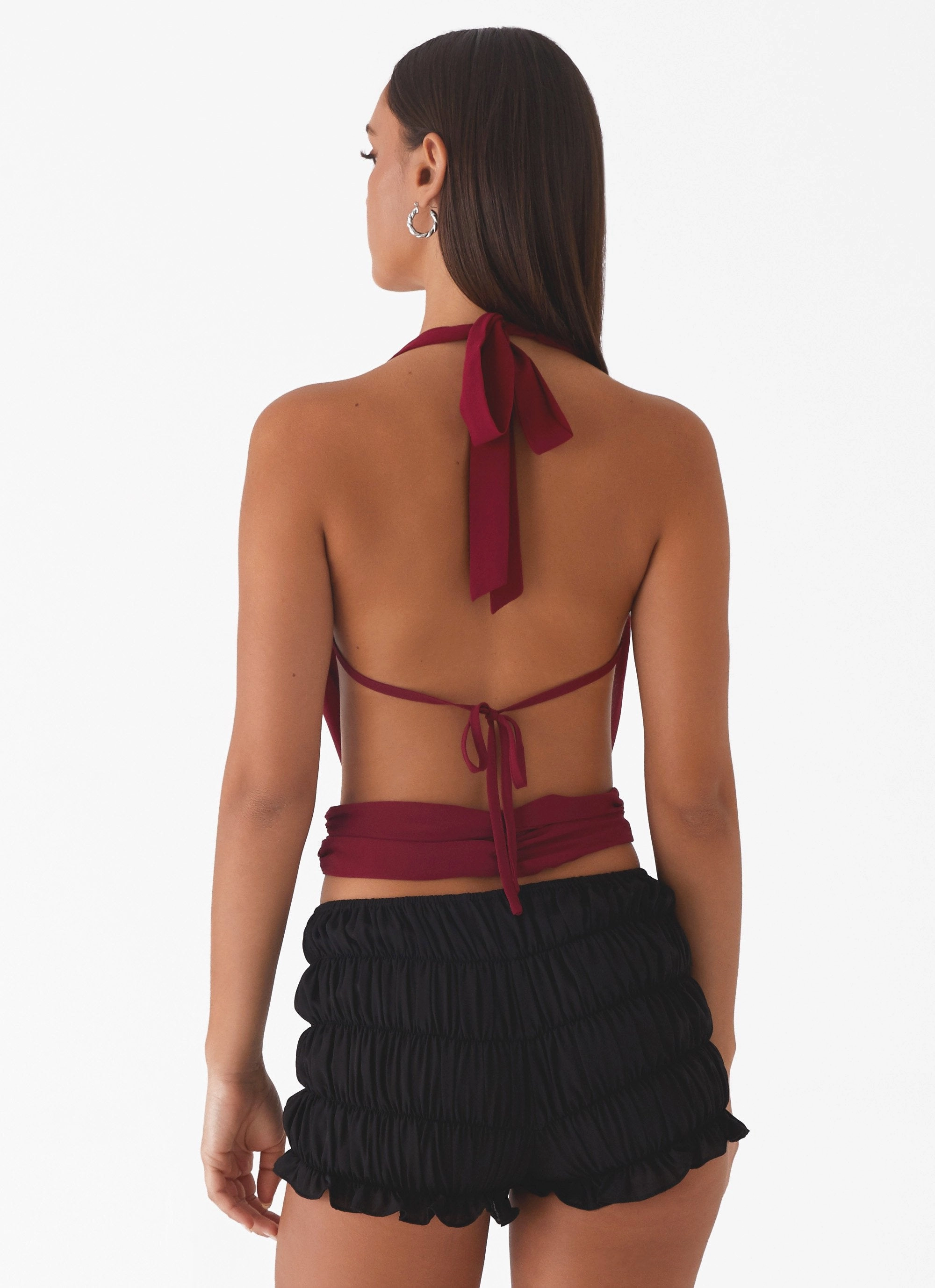 Sawyer Mesh Top - Maroon RubberizedGrip Odor Resistant Treatment