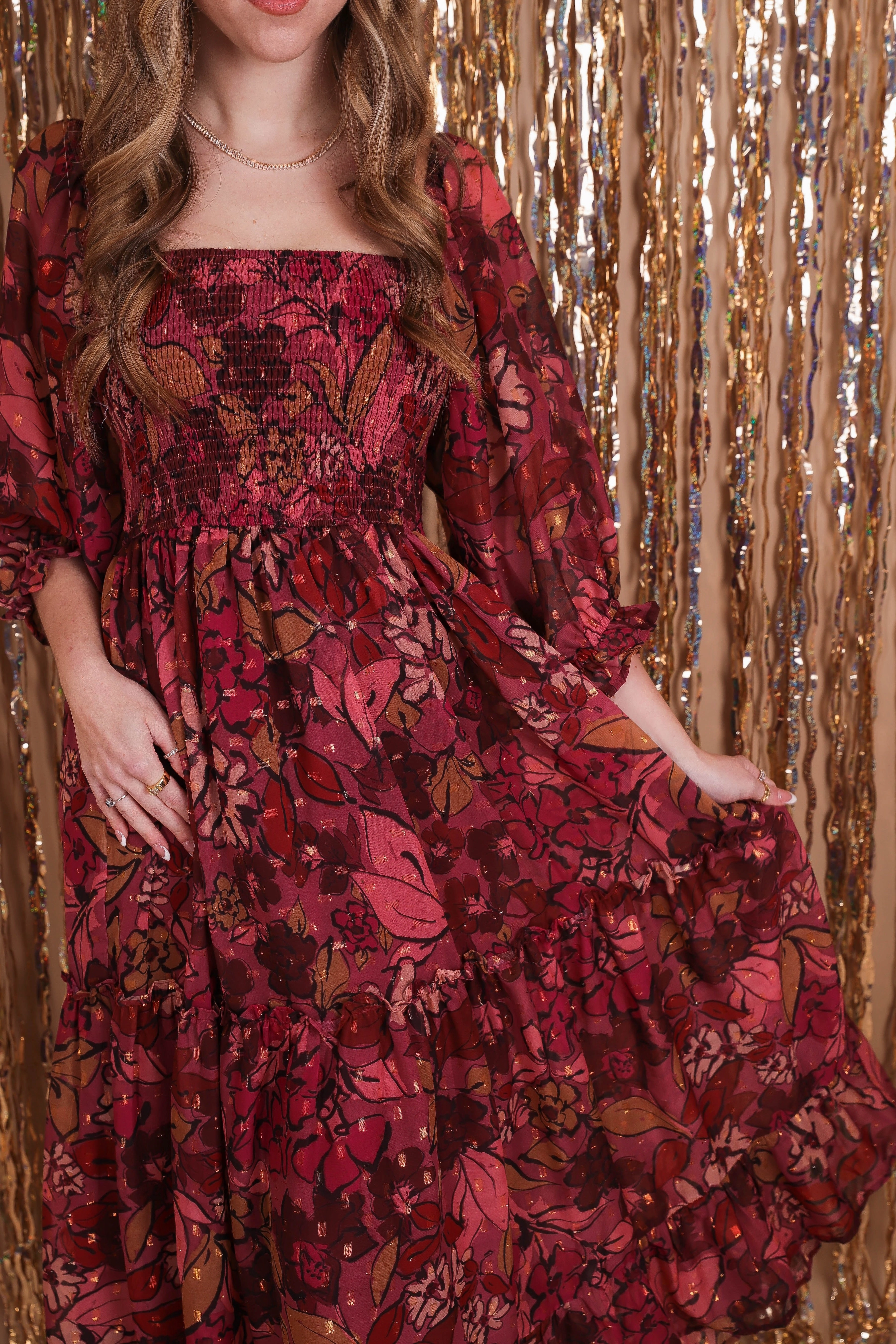 Graduation-Event Saying Hello To You Midi Dress