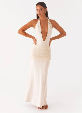 Sharp Fit Scenic Maxi Dress - Sand